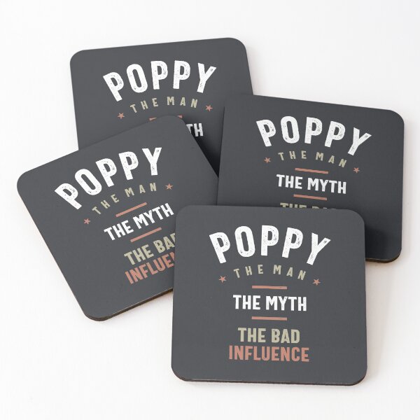 Item preview, Mens Poppy The Man The Myth The Bad Influence Funny Gift designed and sold by cidolopez.