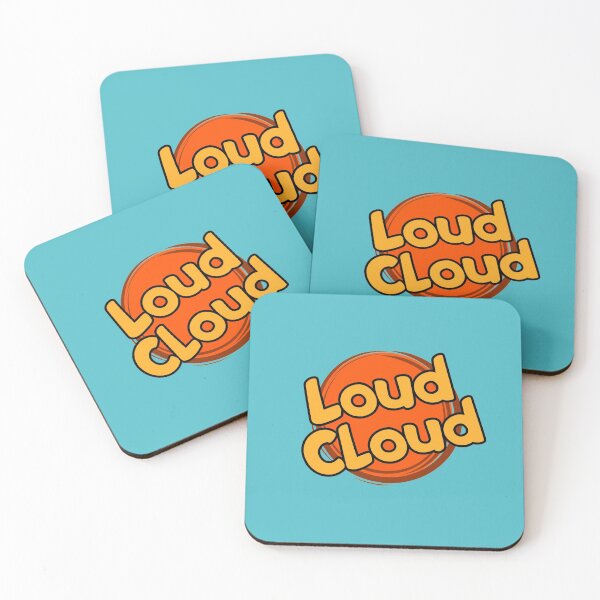 Item preview, loud cloud logo designed and sold by Eshmoop.