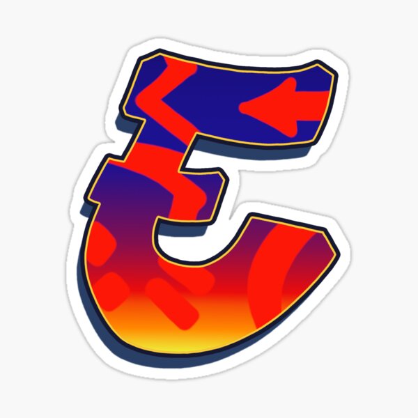 E - Night Sky Graff Styler Sticker