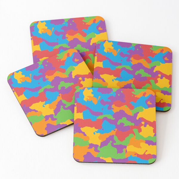 Item preview, Bright Colors Camouflage Print designed and sold by BigAl3D.