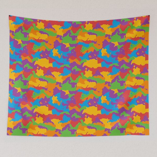 Item preview, Bright Colors Camouflage Print designed and sold by BigAl3D.