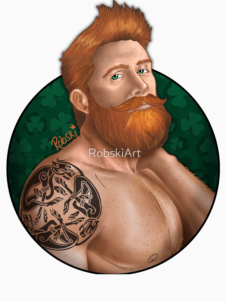 Irish eyes with background by RobskiArt