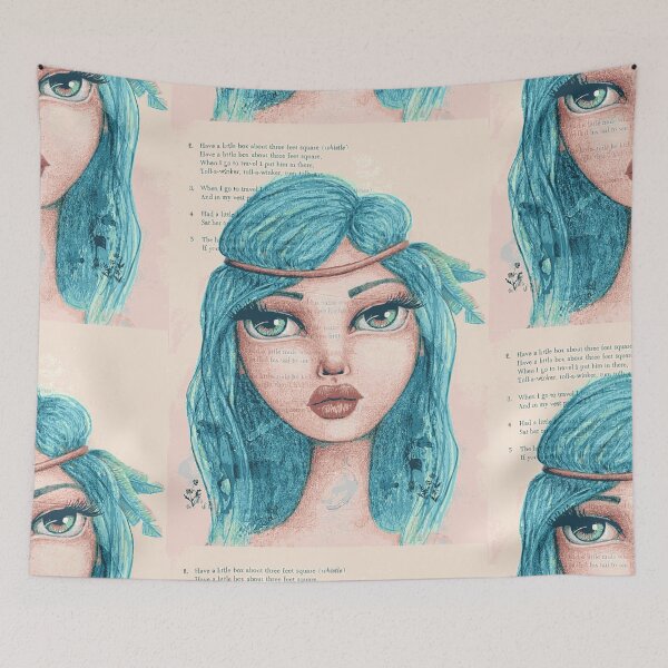 Item preview, Feathers in Her Hair designed and sold by LittleMissTyne.