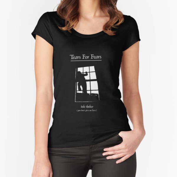 Tears for Fears - Pale shelter Fitted Scoop T-Shirt