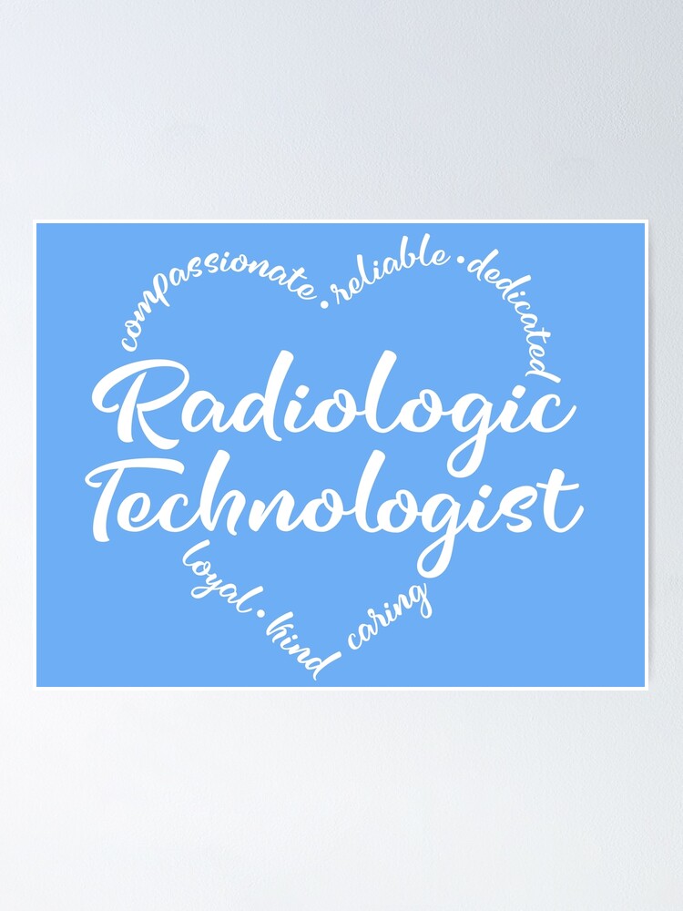 Póster Tecnólogo Radiológico Tecnología Radiológica Tecnología Radiológica Corazón Amor Rtr 5024