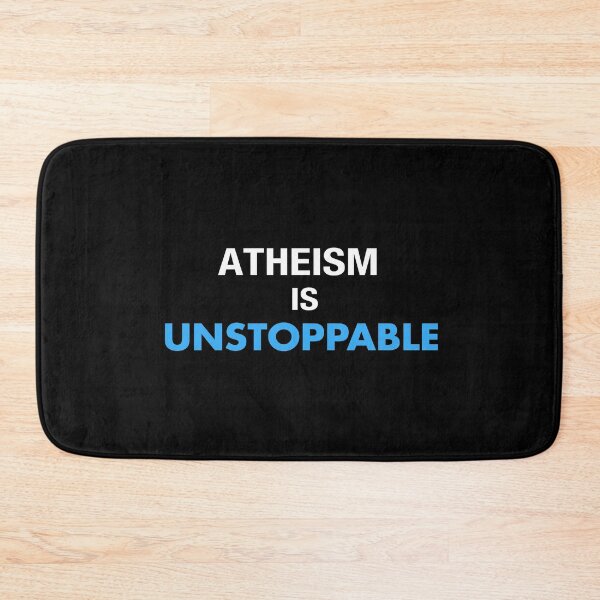 Item preview, Atheism is Unstoppable Logo designed and sold by RooGear.