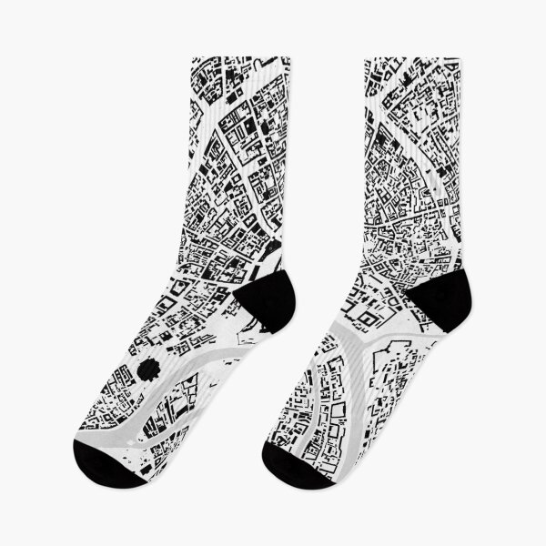 Item preview, Moscow black & white building city map designed and sold by Intrepix.
