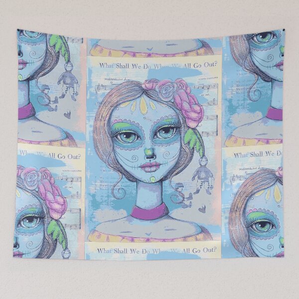 Item preview, Sugar Skull Girl 2 of 3 designed and sold by LittleMissTyne.
