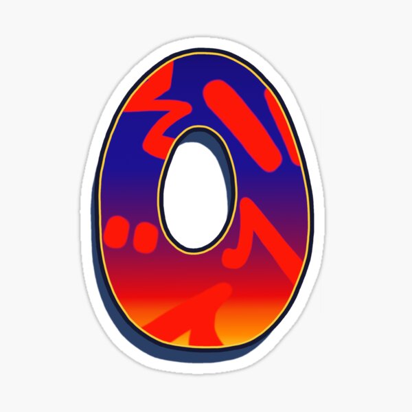 O - Night Sky Graff Styler Sticker