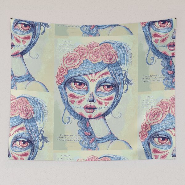 Item preview, Sugar Skull Girl 3 of 3 designed and sold by LittleMissTyne.
