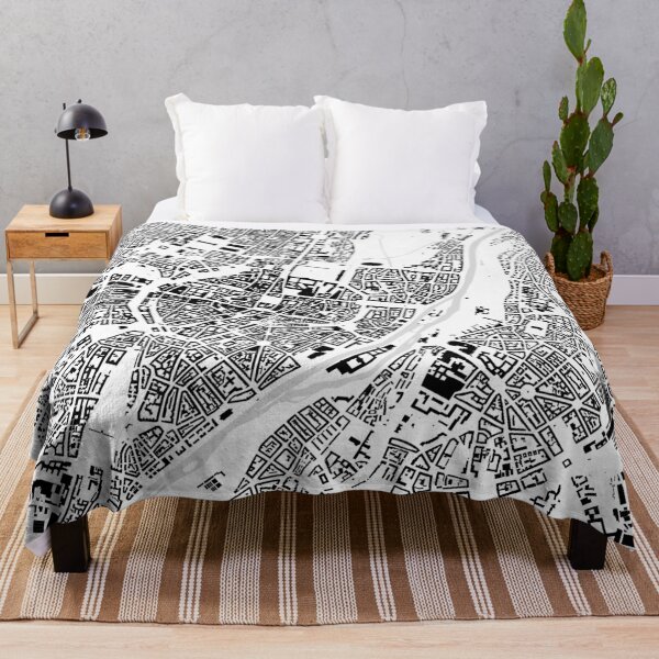 Item preview, Munich black & white building city map designed and sold by Intrepix.