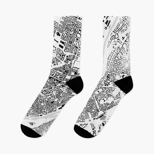 Item preview, Munich black & white building city map designed and sold by Intrepix.