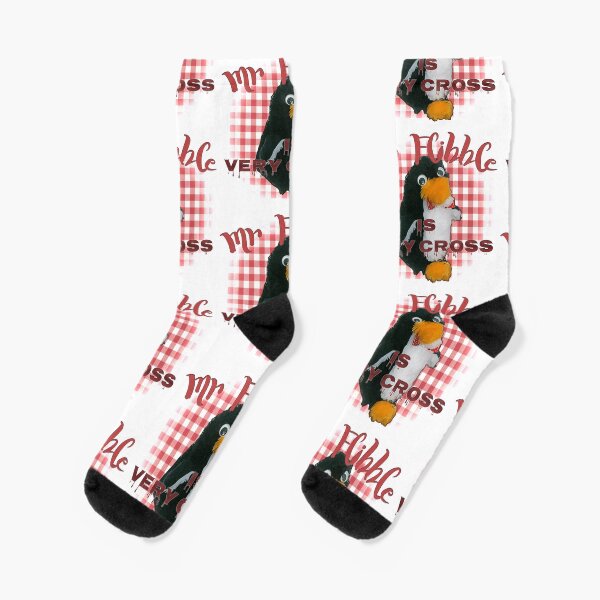 Mr Flibble is very cross Socks