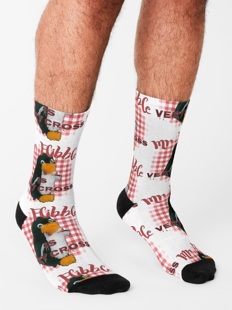 Alternate view of Mr Flibble is very cross Socks