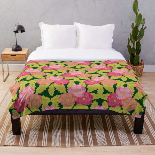 Item preview, Collage de rosas rosadas en verde designed and sold by Carrie_Anne_Designs.