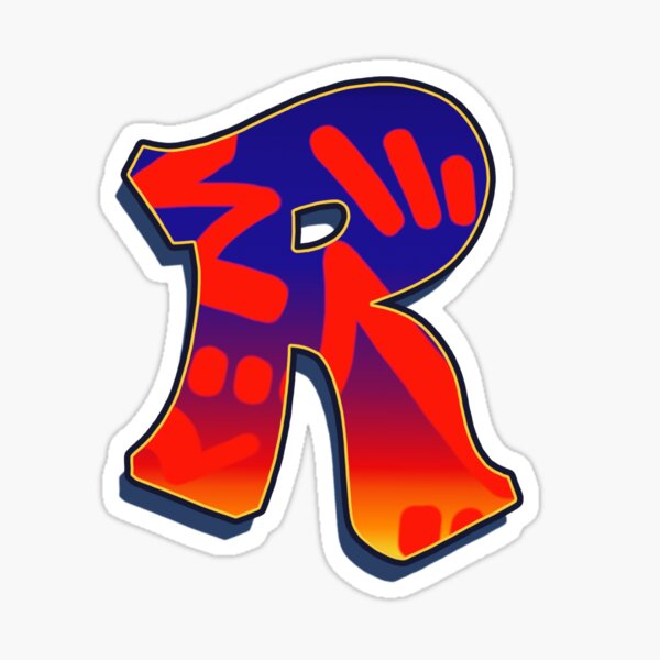 R - Night Sky Graff Styler Sticker