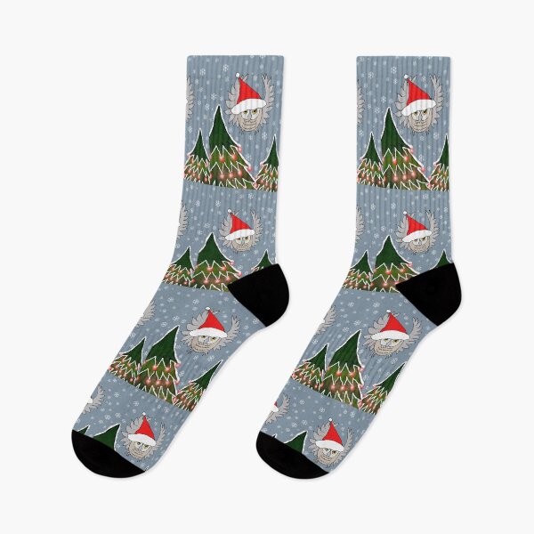 Item preview, Flying Santa Owl designed and sold by mindgoop.
