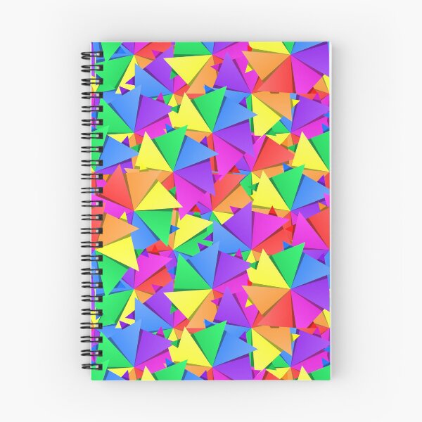 Item preview, Psychedelic triangles pattern designed and sold by Carrie_Anne_Designs.