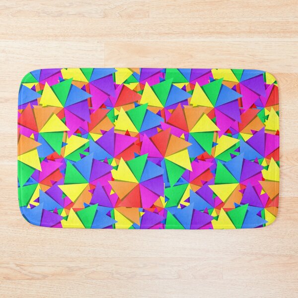 Item preview, Psychedelic triangles pattern designed and sold by Carrie_Anne_Designs.