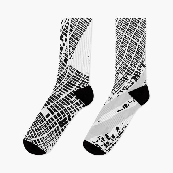 Item preview, Mapa de la ciudad del edificio blanco y negro de Nueva York designed and sold by Intrepix.