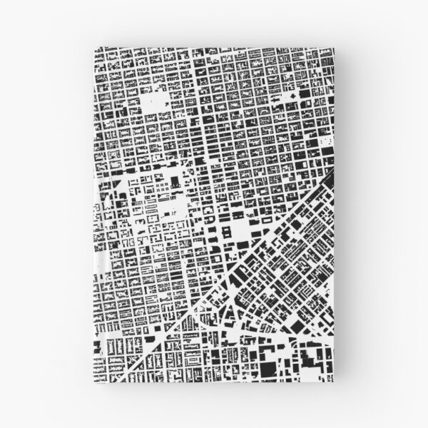 Item preview, San Francisco black & white building city map designed and sold by Intrepix.