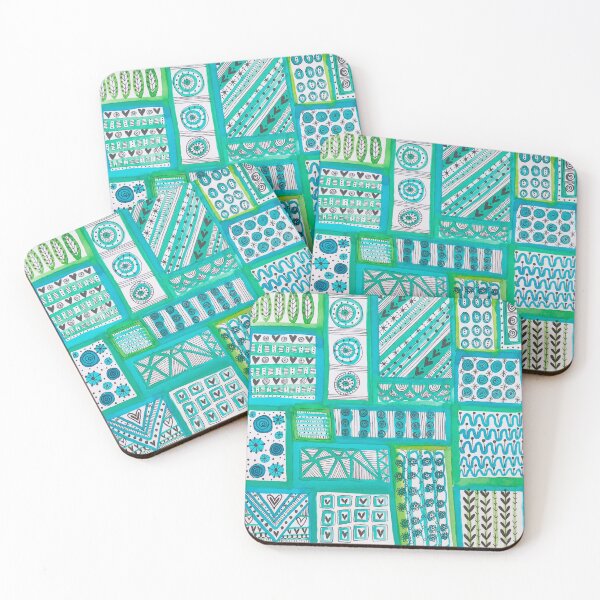 Item preview, Green Patchwork  designed and sold by AmandaHarveyCA.