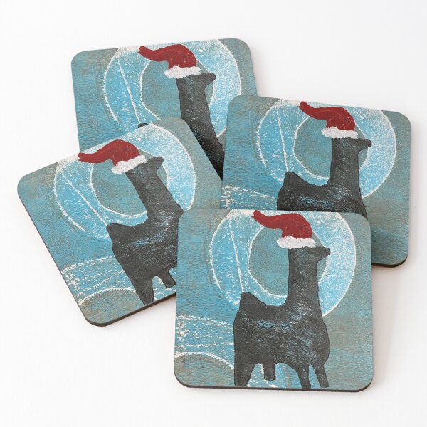 Item preview, Santa Llama 2 designed and sold by Michelle Bukowski.