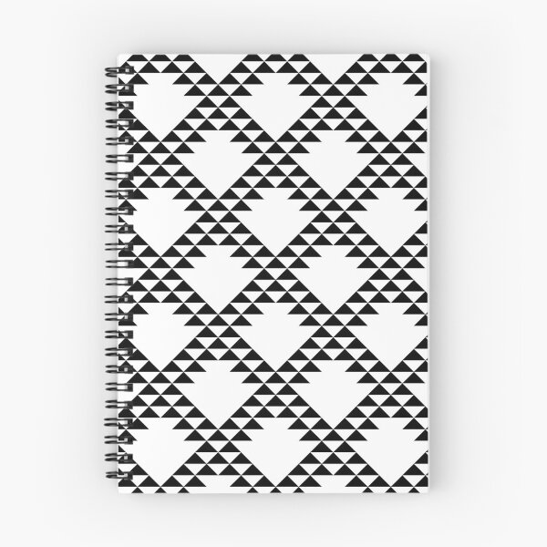 Item preview, Black On White Triangle Lattice Diagonal designed and sold by rewstudio.