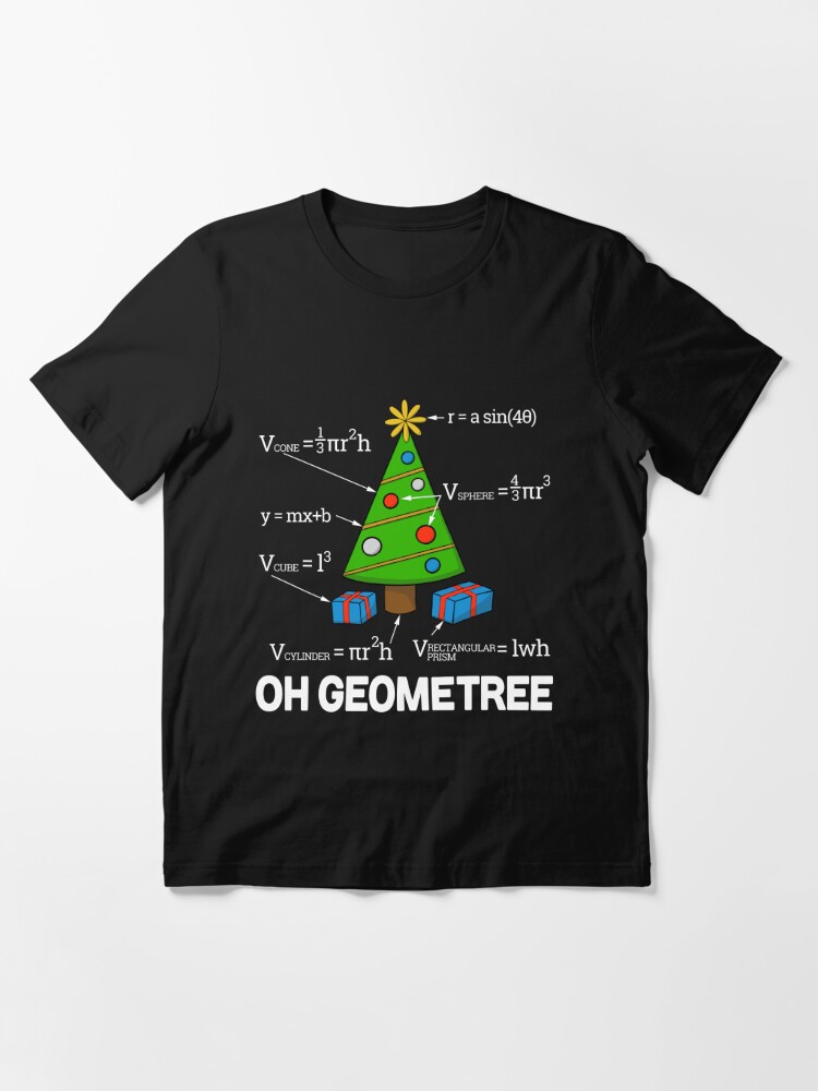 Discover Math Geometry Christmas Tree Geometree Essential T-Shirt