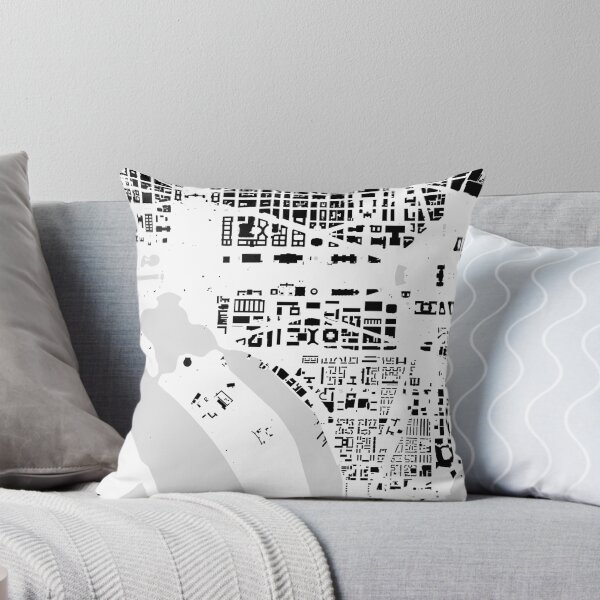 Item preview, Mapa de la ciudad del edificio blanco y negro de Washington D.C. designed and sold by Intrepix.