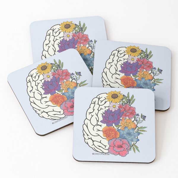 Item preview, Floral Brain 2 designed and sold by LordGraceArt.