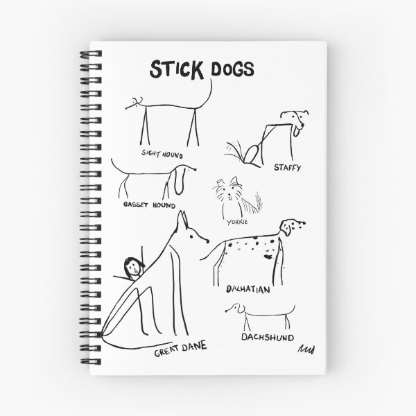 Item preview, Stick dogs designed and sold by RRowanOlive.