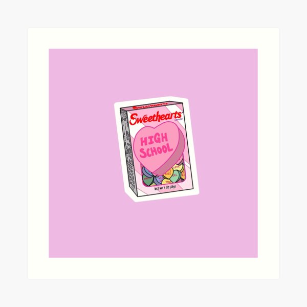 Highschool Sweethearts Art Print