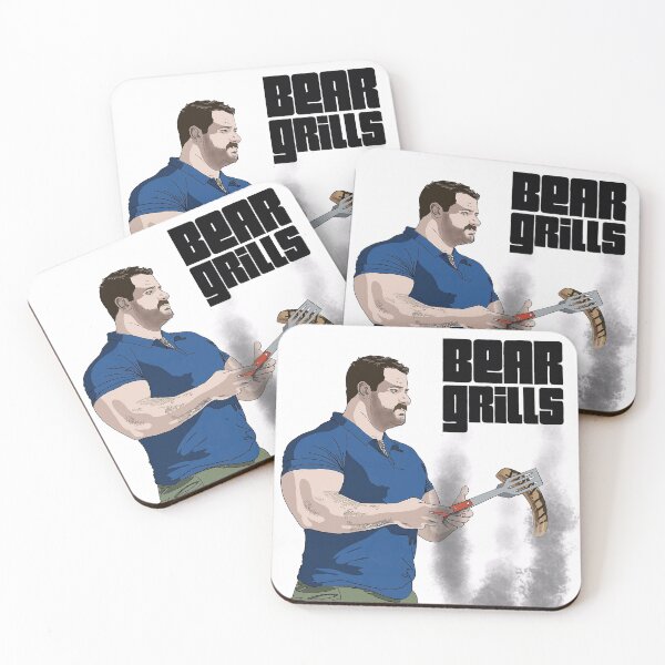 Item preview, bear grills designed and sold by Undrawn.