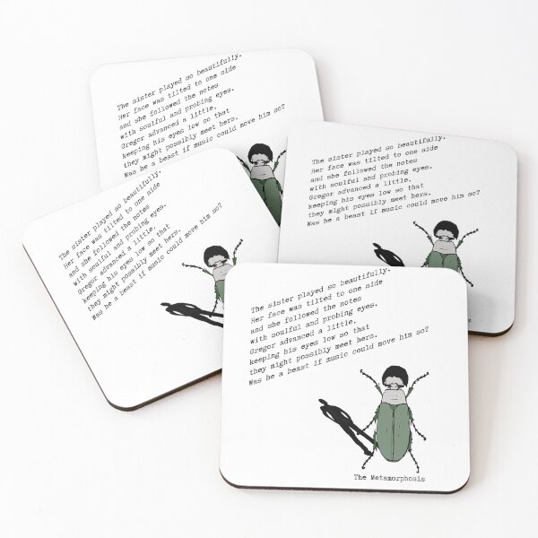 Item preview, Franz Kafka Metamorphosis Quote designed and sold by The Dead  Writers Circle.