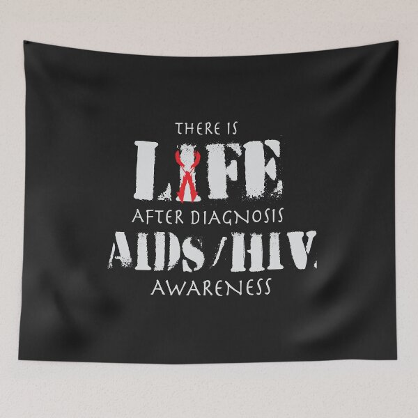 Item preview, Life After Diangosis AIDS HIV Awareness designed and sold by tarek25.