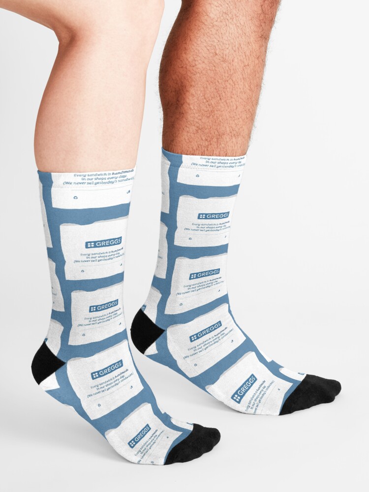 "Greggs" Socks by MookensteinzTee Redbubble