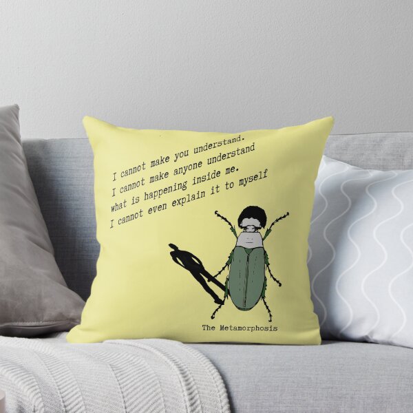 Item preview, Franz Kafka Metamorphosis Quote designed and sold by The Dead  Writers Circle.