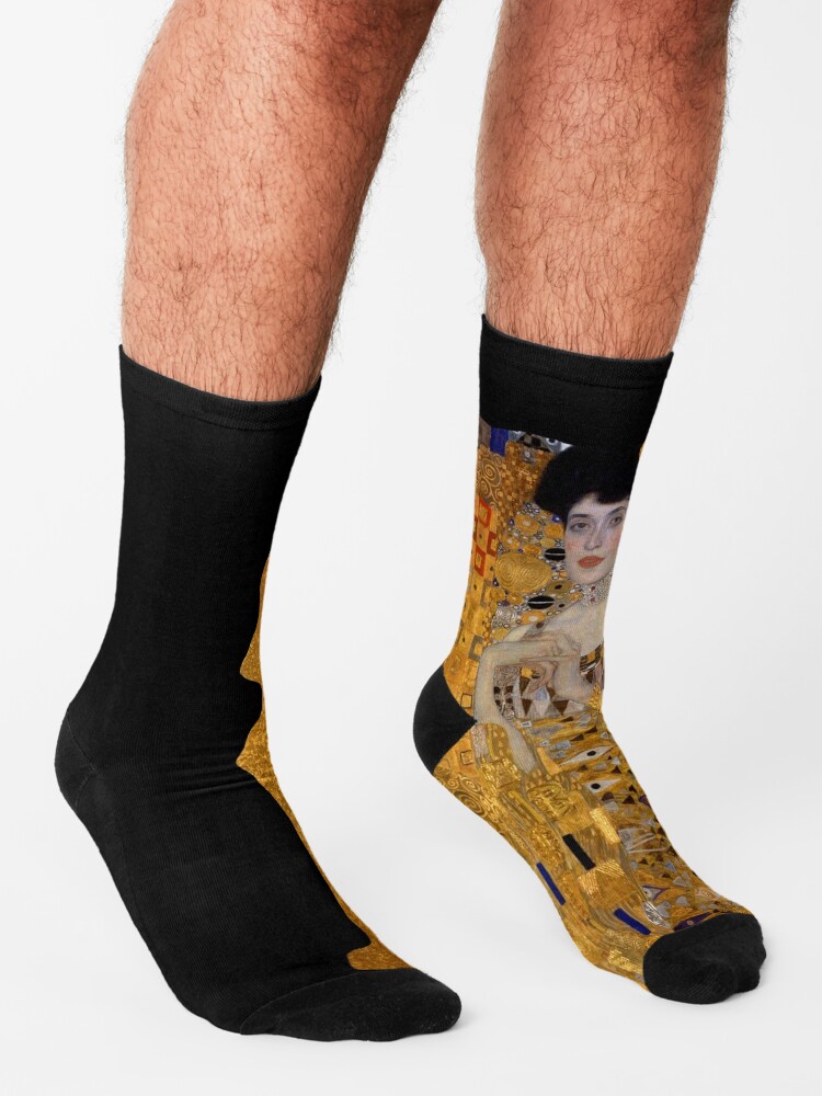 Inspired by Portrait Of Adele Bloch Bauer, Gustav Klimt (by ACCI) Socks  for Sale by VanyssaGraphics