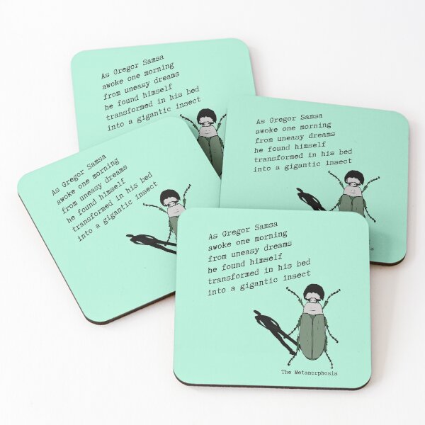 Item preview, Franz Kafka Metamorphosis Quote designed and sold by The Dead  Writers Circle.
