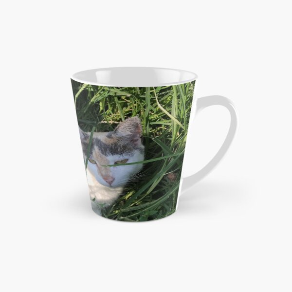 Item preview, farm cat resting in the grass designed and sold by Eliza Hartman.