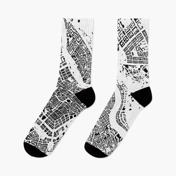 Item preview, Vienna black & white building city map designed and sold by Intrepix.