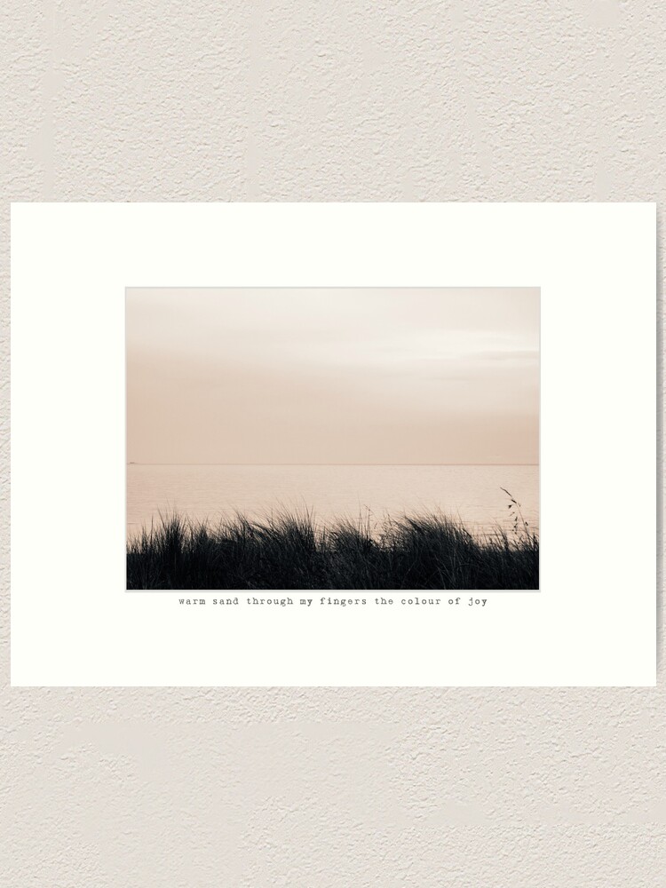 Alternate view of warm sand Art Print