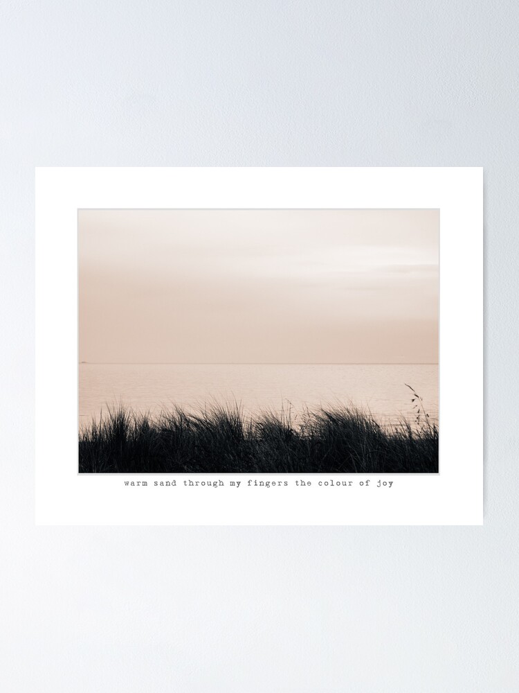 Alternate view of warm sand Poster
