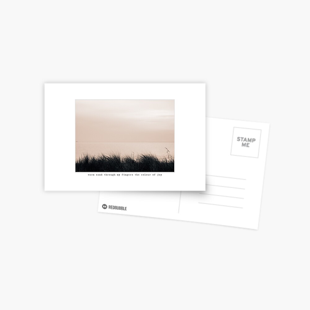 warm sand Postcard