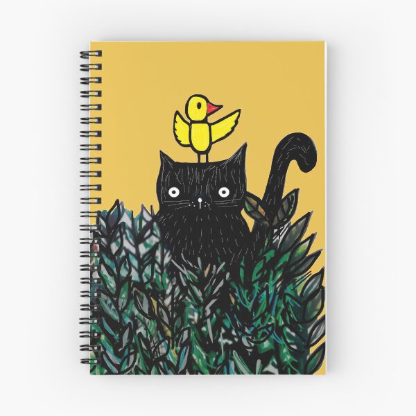 Artikelvorschau, Kleine Katze und Vogel entworfen und verkauft von LaGabyGaArts.
