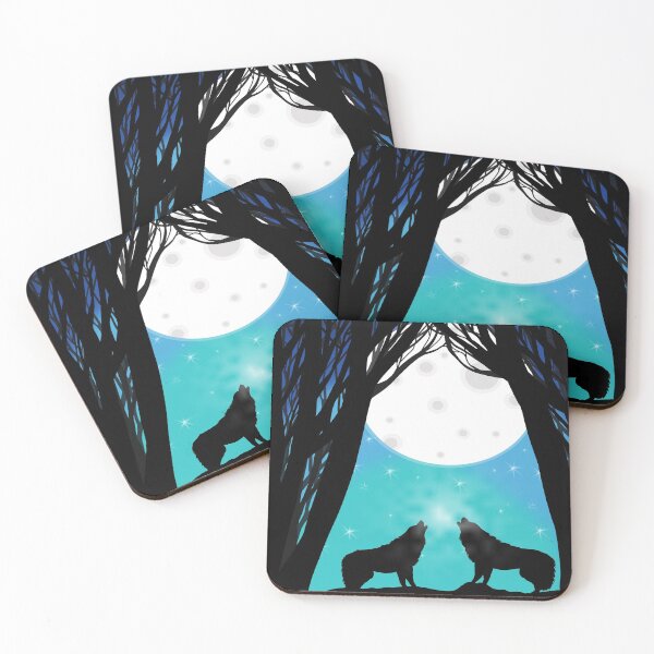 Item preview, Wolf howling at the moon designed and sold by Eikia.