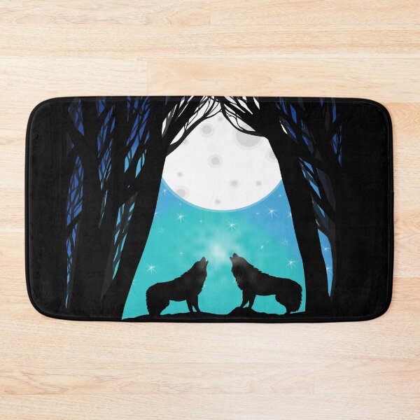 Item preview, Wolf howling at the moon designed and sold by Eikia.