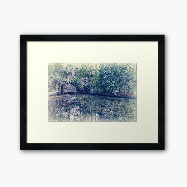 The Boat Shed Framed Art Print