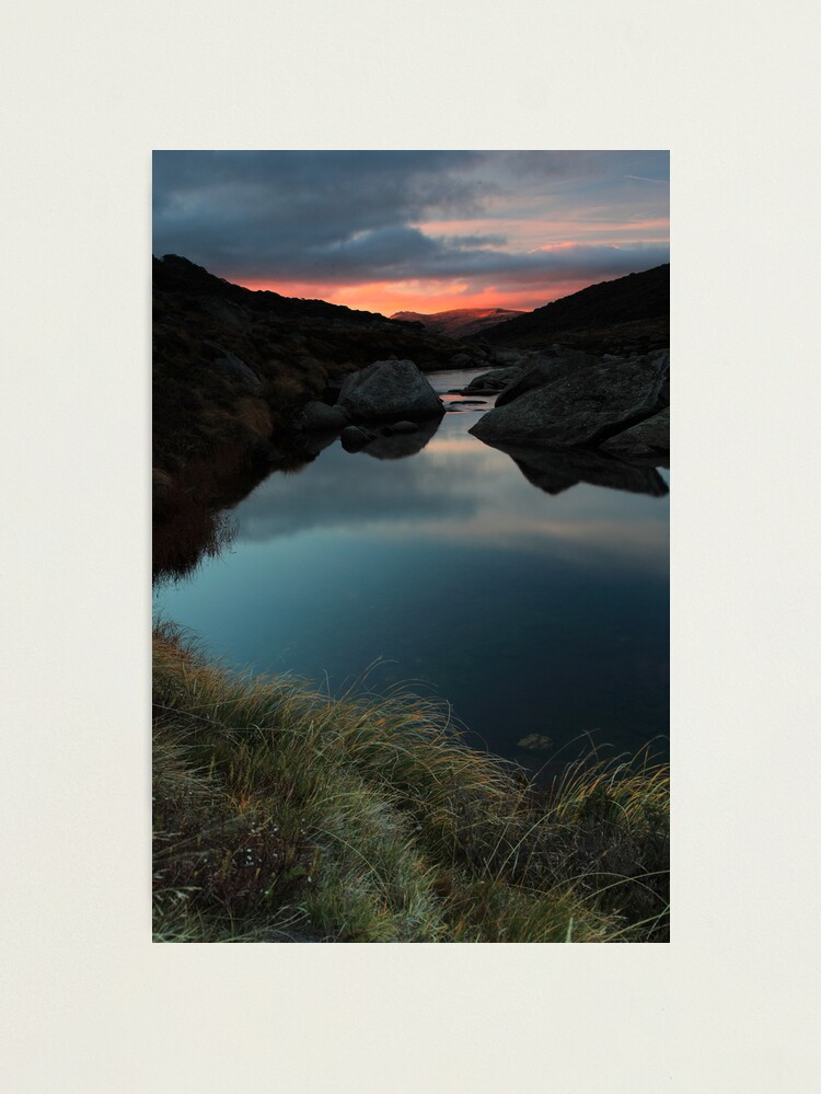 Thumbnail 1 of 3, Photographic Print, Snowy River Charlottes Pass designed and sold by DONWILSON.